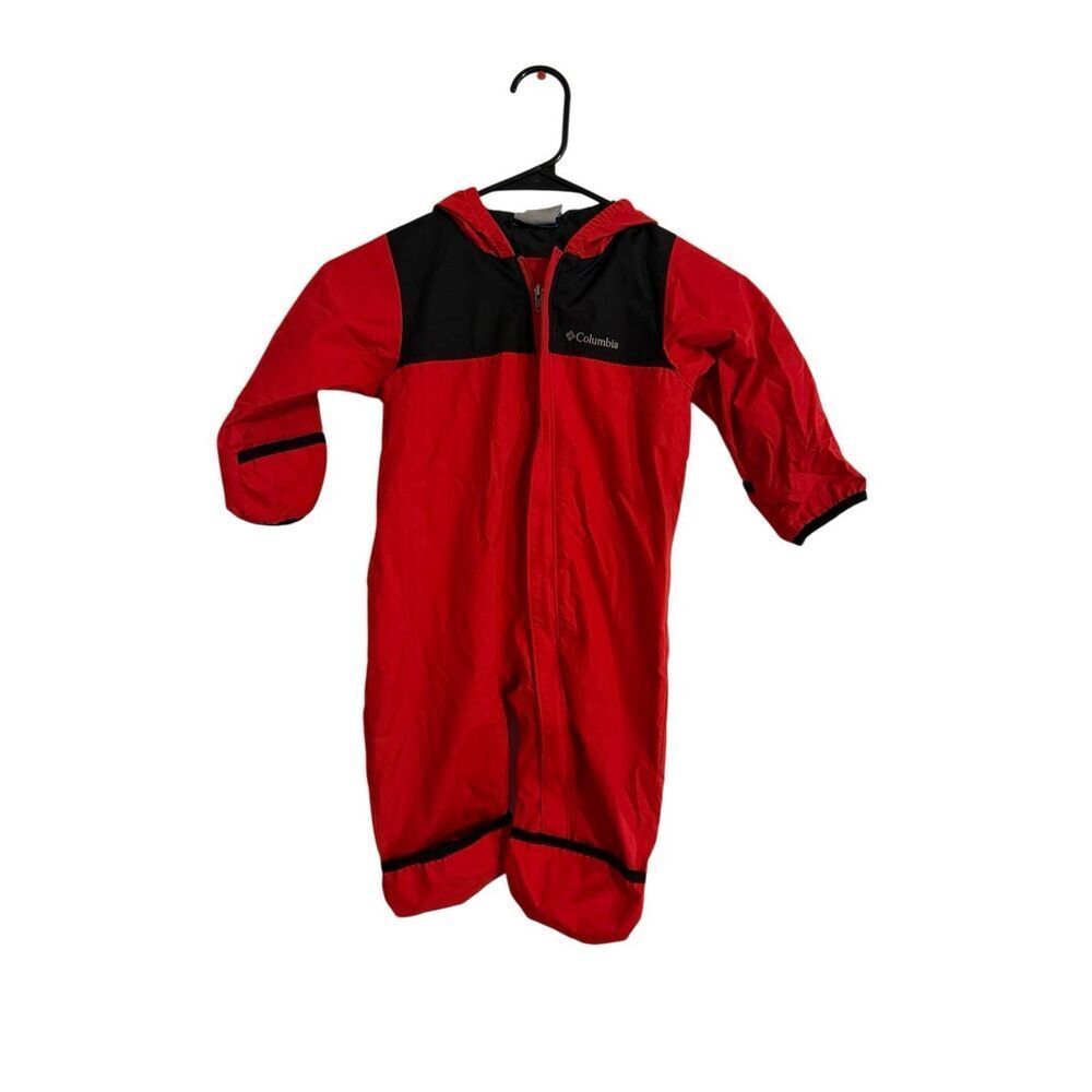 Columbia Interchange 3-in-1 Snowsuit Bunting Coveralls Red Black 18 Months